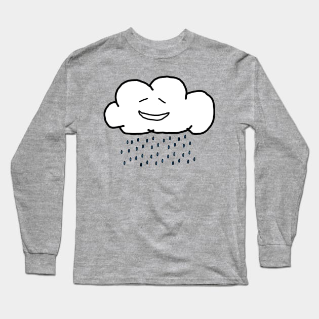 Rain Cloud Long Sleeve T-Shirt by JacCal Brothers